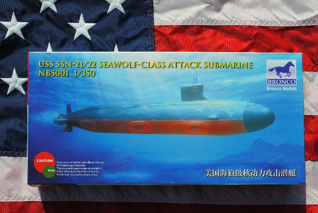 Bronco NB5001 SSN-21/22 USS SEAWOLF-CLASS Attack Submarine